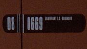 B.G. Robinsons Türschild