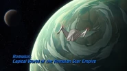 "Romulus:" "Capital World of the Romulan Star Empire" LD: "Veritas"