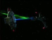 USS Defiant tractors Vorcha class