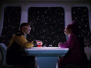 La Forge und Guinan