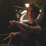 Emony Dax inhabiting Leeta's form DS9: "Facets"