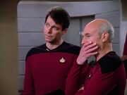 Riker and Picard perplexed