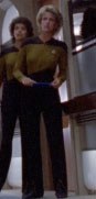 Twice in a corridor Played by an unknown actress (TNG: "Justice")