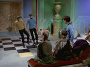 Spock and Kirk dance