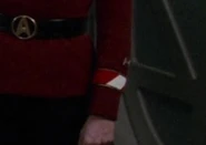 Starfleet command division trainee stripe.jpg (8 KB) Saavik in 2285, with a command slash on her trainee-red armband