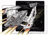 An example of John Eaves' concept art for the ship