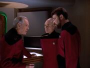 Edward Jellico asks William Riker about delta shift