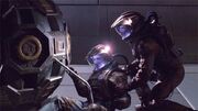Romulan mine traps Reed