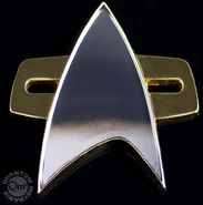 Voyager combadge