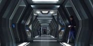 Corridor aboard a Crossfield-class starship (2256)