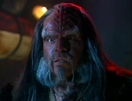 The cranial exoskeleton of a Klingon.