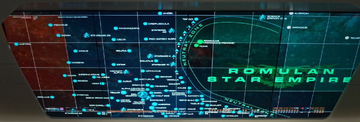 The location of Alpha Centauri on a star chart