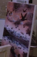 Data's painting of birds (TNG: "Birthright, Part I", "Inheritance")