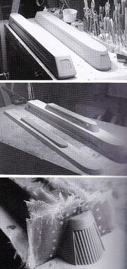 Galileo type shuttlecraft 5 feet studio model warp engines fabricated by David Merriman, Jr