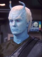 … als Commander Thy'lek Shran …