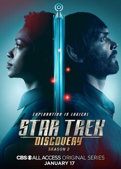 Season 2 Michael Burnham and Spock poster