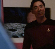 A painting in a corridor on Relva VII (TNG: "Coming of Age")
