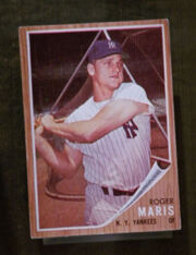 Roger maris trading card