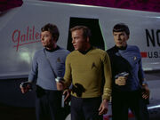 McCoy, Kirk, and Spock, 2267