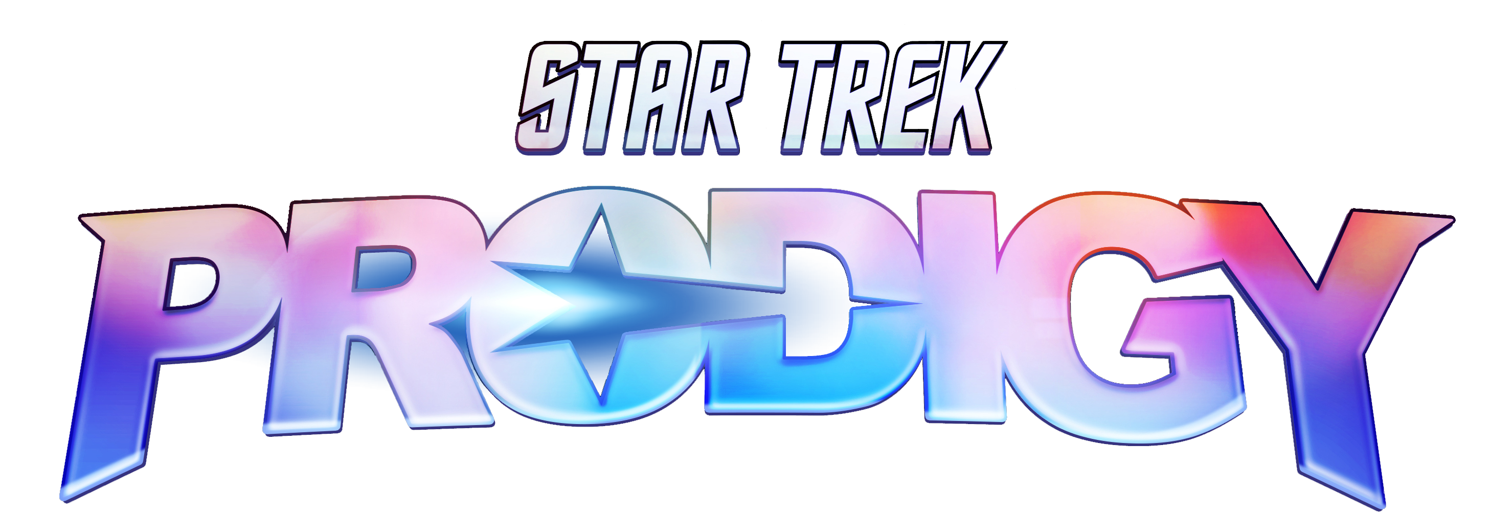 Spoilers. Memory Alpha says that the latest episode of Star Trek Prodigy  includes an artistic logo that was originally created for Star Trek Online.  Another example of video game material sneaking into