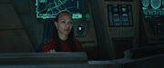 Uhura aboard the USS Franklin