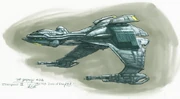Klingon Bird-of-Prey (22nd century) artwork