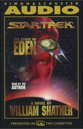 The Ashes of Eden audiobook cover, US cassette edition