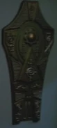 A wall sculpture in Tuvok's office (VOY: "Meld", "Hunters")