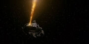 Axanar warship, forward