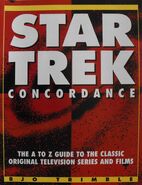 Star Trek Concordance UK second edition, front cover
