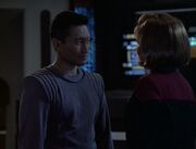 Gontana-Retz says goodbye to Captain Janeway