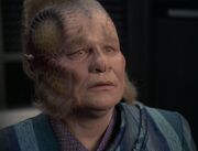 Neelix says goodbye to Kes