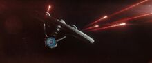 USS Enterprise firing on Narada-0
