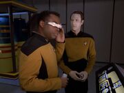 Geordi La Forge's VISOR cuts out