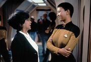 Nichelle Nichols and Mae Jemison