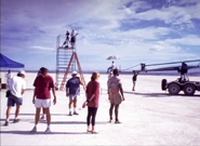 Stand-ins on location, caretaker.jpg (87 KB) Stand-ins Jerry Quinn, Sue Henley, and Lemuel Perry on location for "Caretaker"