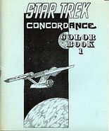 Star Trek Concordance colorbook, 1973