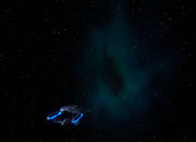 USS Enterprise-C approaches temporal rift