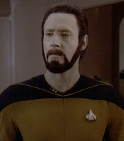 Data wearing a beard