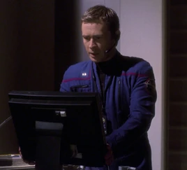 Lieutenant Charles "Trip" Tucker in 2143