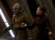 Kressari and Human companion.jpg (65 KB) With a Human companion in 2371 (DS9: "Life Support")
