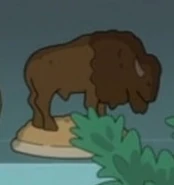 A buffalo figurine