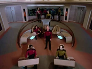 Galaxy class bridge, 2364.jpg (786 KB) The bridge of the Enterprise-D as it appeared in season 1