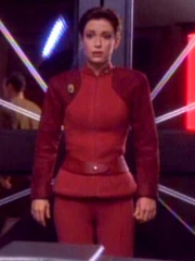 Bajoranische Uniform für Frauen zweiteilig.
