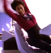 Stunt double for Alison Brooks TNG: "All Good Things..." (uncredited)