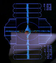 Matter-antimatter reaction