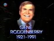 25 Jahre Star Trek - Widmung Gene Roddenberry 2