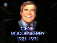 Widmung an Gene Roddenberry