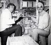 Gene Roddenberry and Jesco von Puttkamer