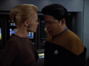 Kim hat Schwierigkeiten seine Gefühle für Seven zu unterdrücken